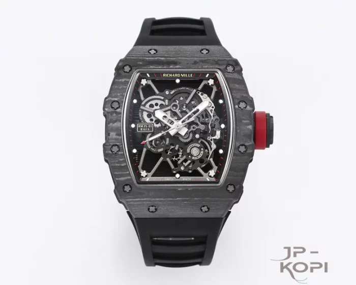 リシャール・ミル RM35-01｜カーボン×スケルトン×ブラックラバーベルト【NEW工場製】