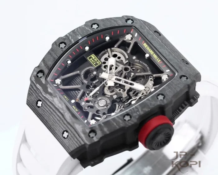 リシャール・ミル RM35-01｜カーボン×スケルトン×ホワイトラバーベルト【NEW工場製】 - 画像 (4)