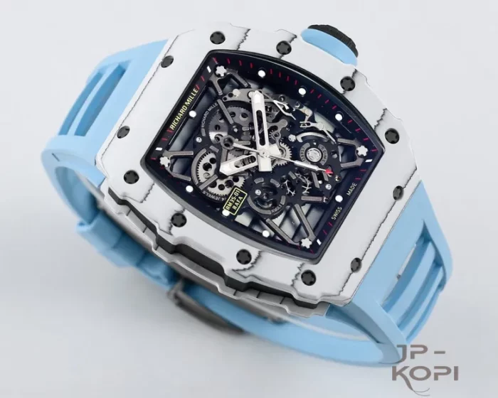 リシャール・ミル RM35-01｜ホワイトカーボン×スケルトン×ブルーラバーベルト【NEW工場製】 - 画像 (2)