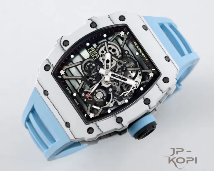 リシャール・ミル RM35-01｜ホワイトカーボン×スケルトン×ブルーラバーベルト【NEW工場製】 - 画像 (3)