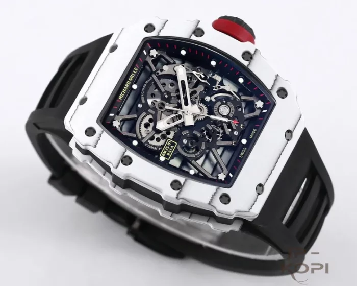 リシャール・ミル RM35-01｜ホワイトカーボン×スケルトン×ブラックラバーベルト【NEW工場製】 - 画像 (2)