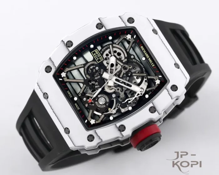 リシャール・ミル RM35-01｜ホワイトカーボン×スケルトン×ブラックラバーベルト【NEW工場製】 - 画像 (9)