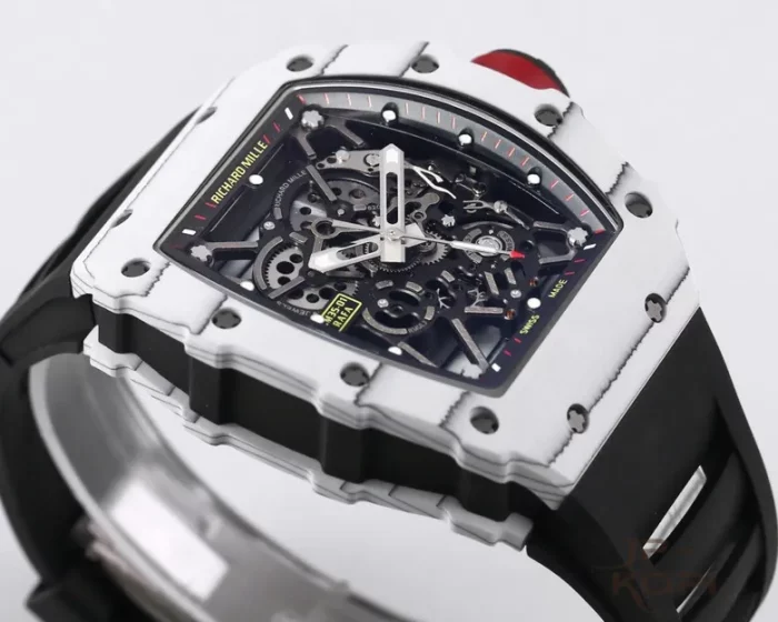 リシャール・ミル RM35-01｜ホワイトカーボン×スケルトン×ブラックラバーベルト【NEW工場製】 - 画像 (8)