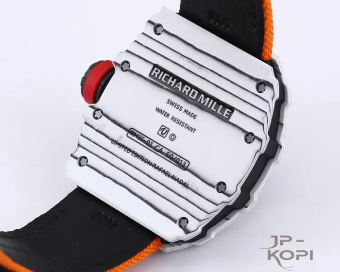 リシャール・ミル RM35-01｜ホワイトカーボン×スケルトン×オレンジマジックバンド【NEW工場製】 - 画像 (6)