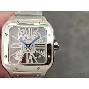 カルティエ スケルトン WHSA0015｜メンズ 手巻き シルバーローマ数字文字盤×スティール【THB工場製】