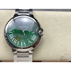 カルティエ バロンブルー WSBB0071｜メンズ グリーンダイヤル×スティール【AF工場製】