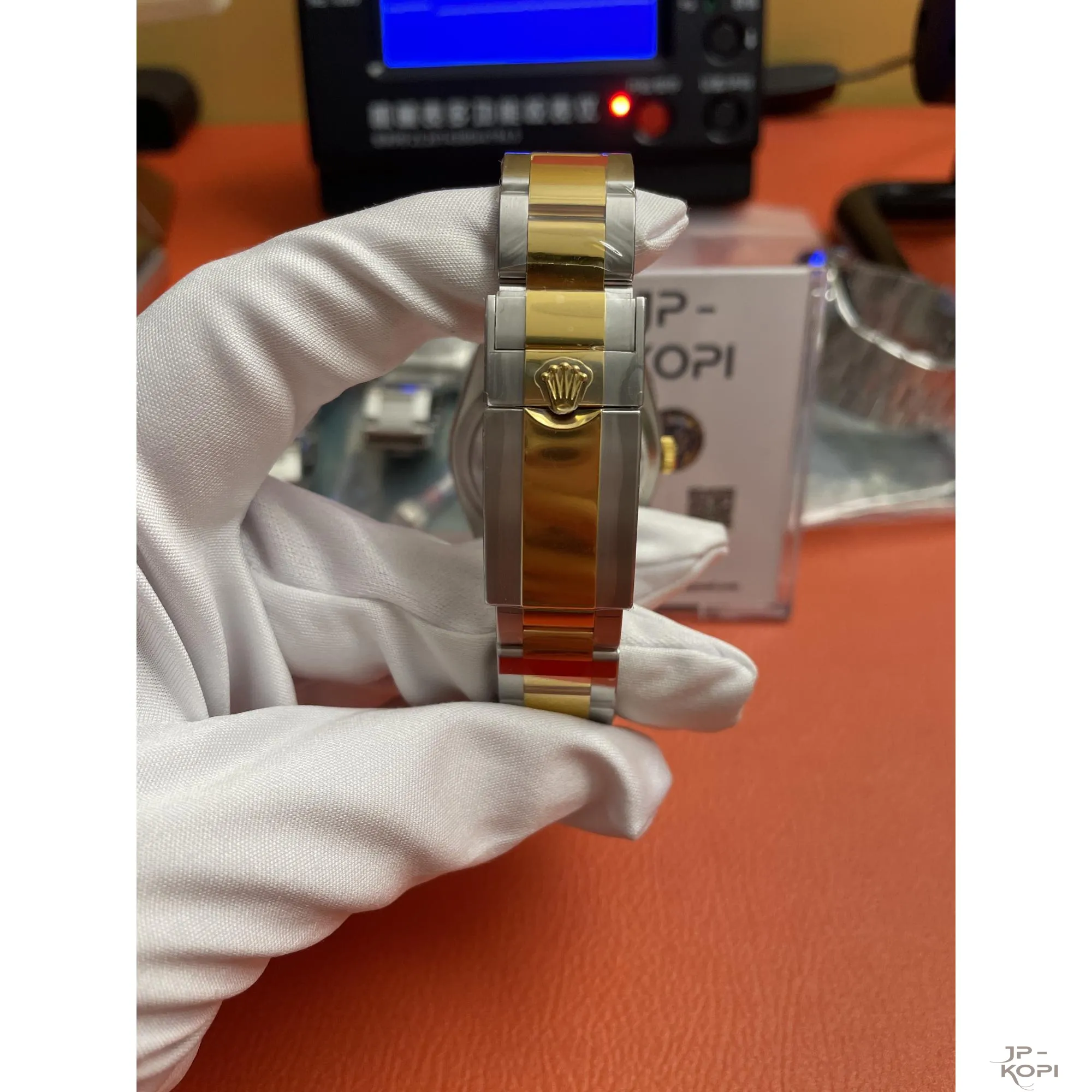 ロレックス エクスプローラー I 124273|イエローゴールドコンビ 36mm ブラックダイアル 丹東Cal.3230【VS工場製】 - 画像 (8)