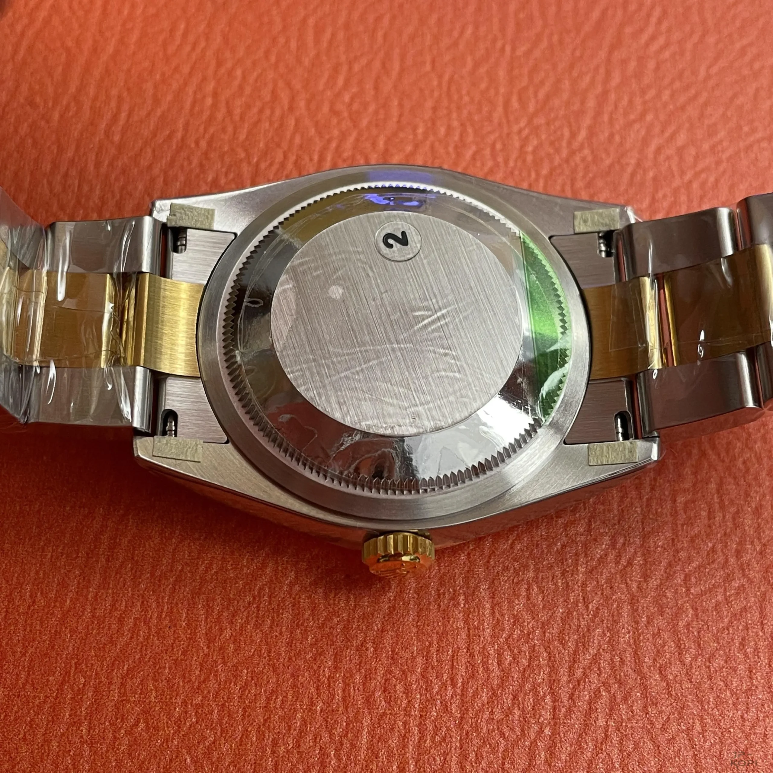 ロレックス エクスプローラー I 124273|イエローゴールドコンビ 36mm ブラックダイアル 丹東Cal.3230【VS工場製】 - 画像 (11)