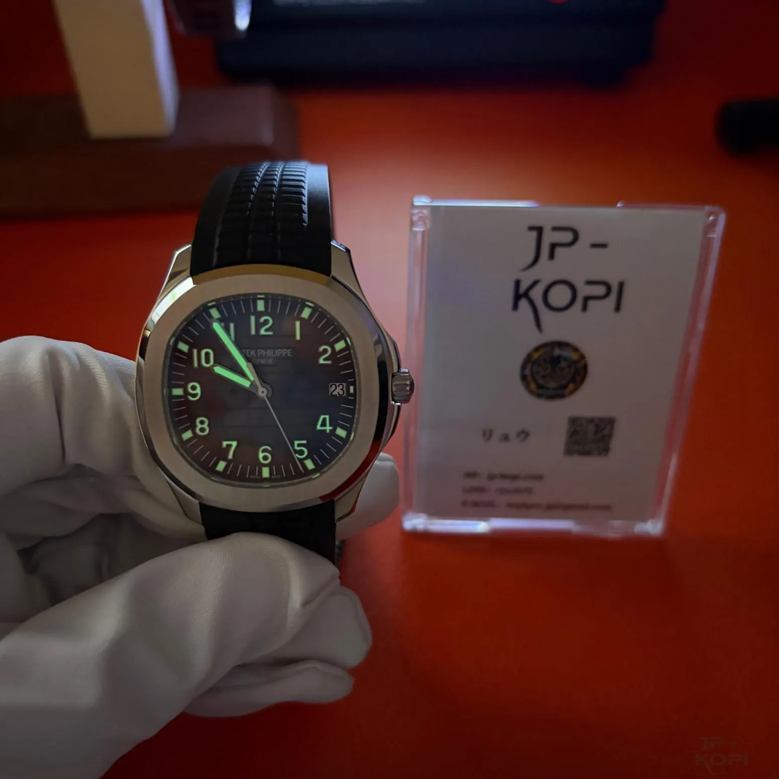 パテック・フィリップ アクアノート エクストララージ 5167A-001|ブラック 40mm ラバーストラップ【BBF工場製】 - 画像 (11)