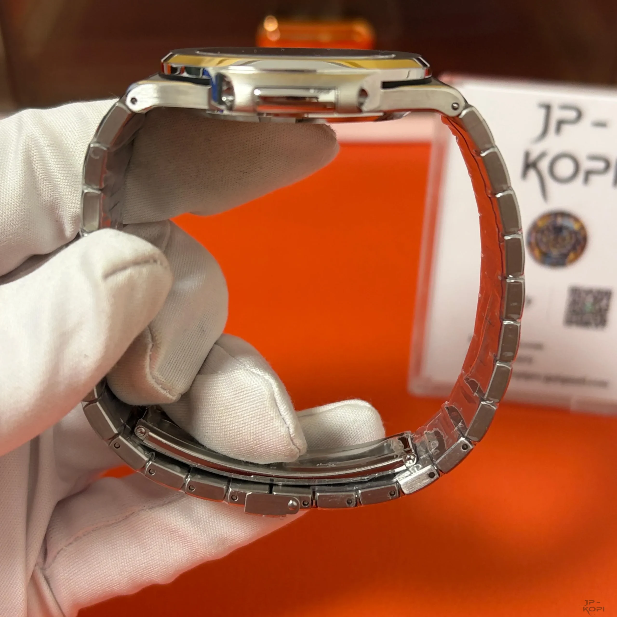 パテック・フィリップ ノーチラス 5711/1P 40周年記念限定|SW製純正代用ブルー文字盤 40mm【BBF工場製】 - 画像 (6)