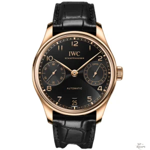 IWC ポルトギーゼ IW501707|ブラック文字盤 ローズゴールド×レザー 42.4mm【APS工場製】