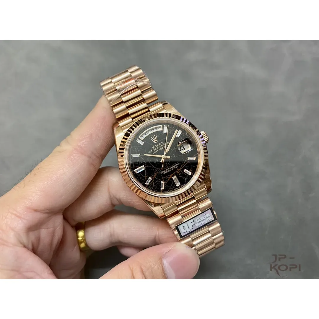 ロレックス デイデイト 228235|アイゼンキーゼル×ダイヤモンド文字盤×ローズゴールド×加重版 40【QF工場製】 - 画像 (5)