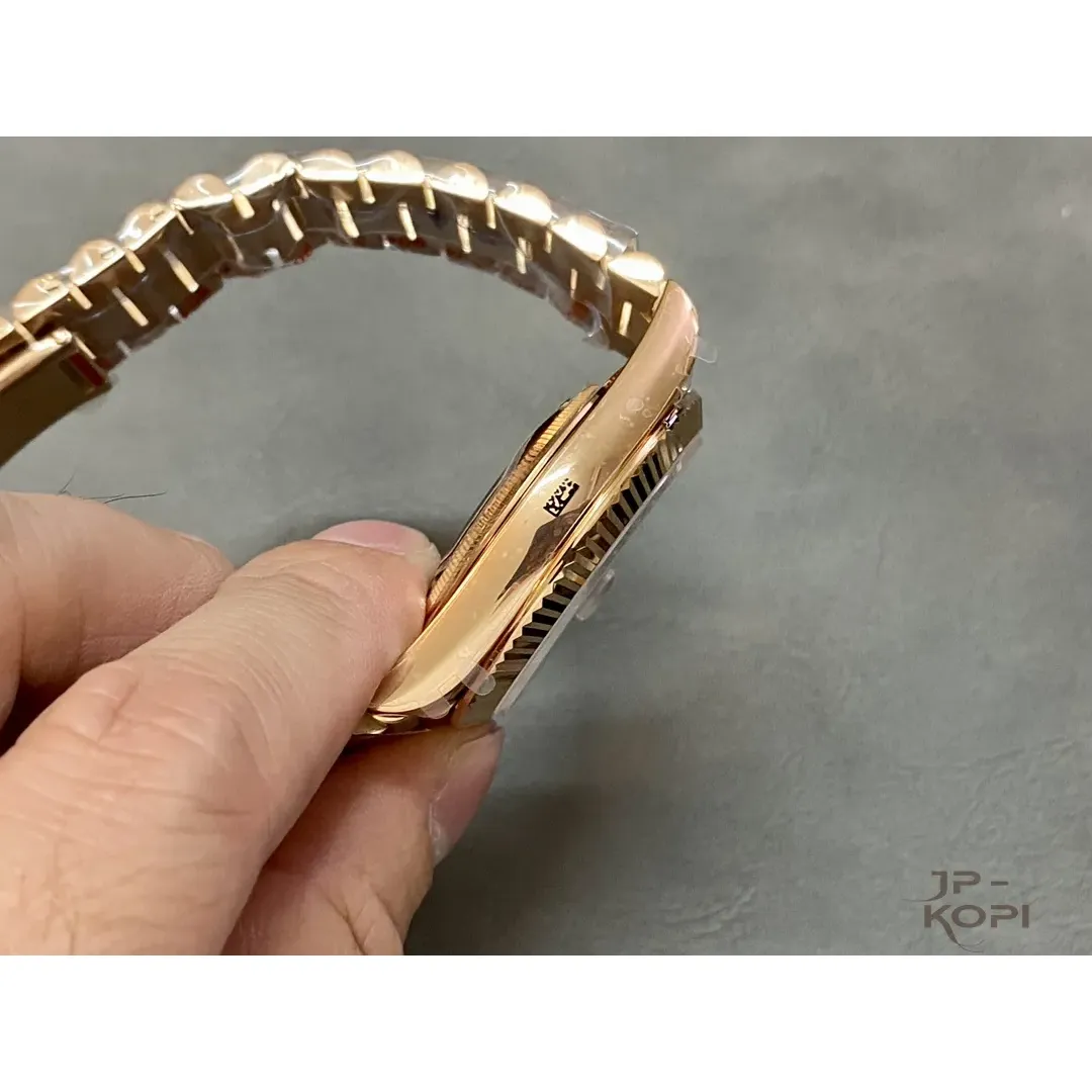 ロレックス デイデイト 228235|アイゼンキーゼル×ダイヤモンド文字盤×ローズゴールド×加重版 40【QF工場製】 - 画像 (6)