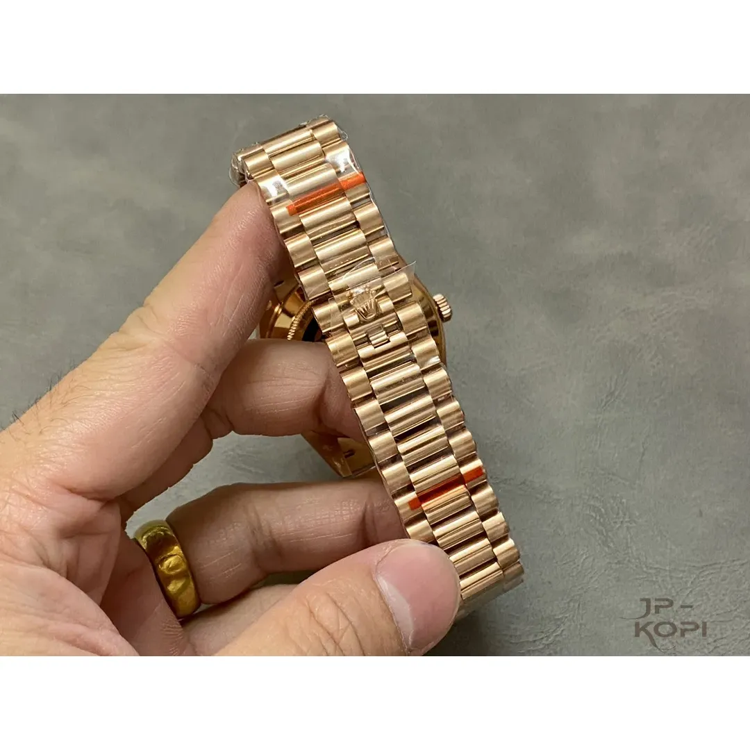 ロレックス デイデイト 228235|アイゼンキーゼル×ダイヤモンド文字盤×ローズゴールド×加重版 40【QF工場製】 - 画像 (9)