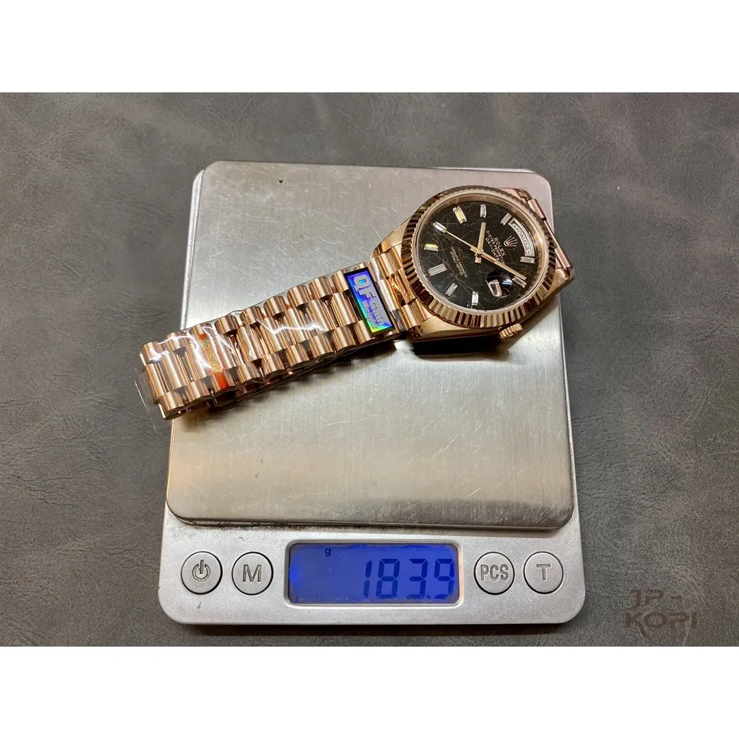 ロレックス デイデイト 228235|アイゼンキーゼル×ダイヤモンド文字盤×ローズゴールド×加重版 40【QF工場製】 - 画像 (10)