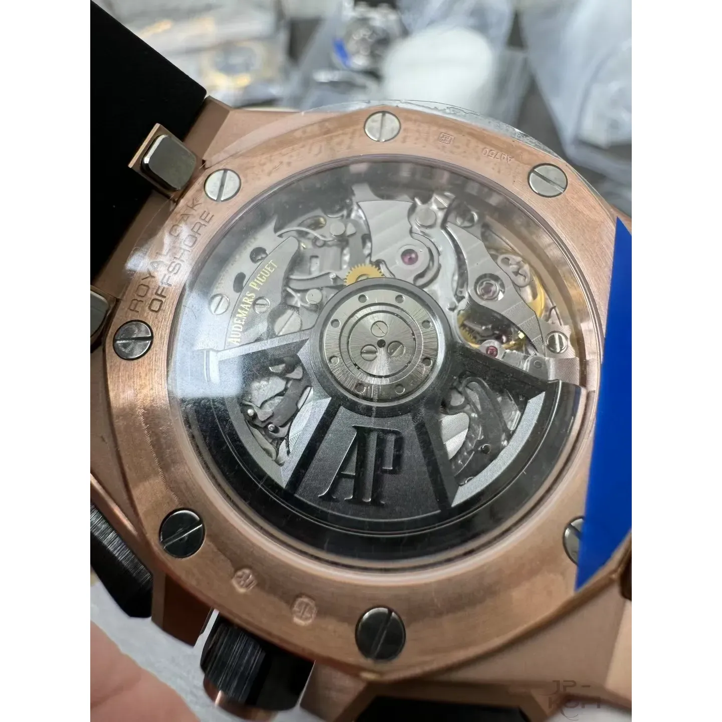 オーデマ・ピゲ ロイヤルオークオフショア 26420RO|ブラック文字盤 ローズゴールド×ラバー 43mm【APS工場製】 - 画像 (7)