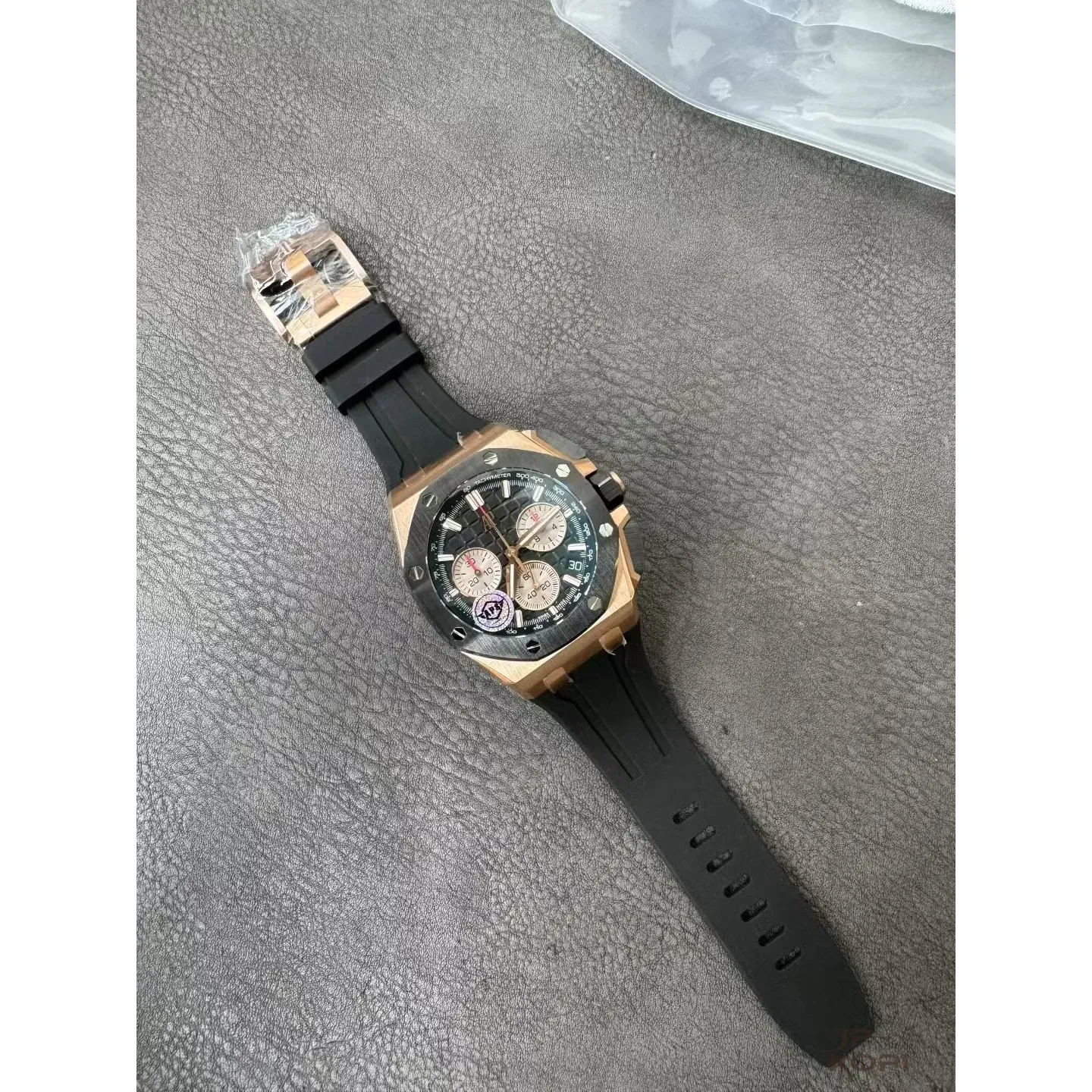 オーデマ・ピゲ ロイヤルオークオフショア 26420RO|ブラック文字盤 ローズゴールド×ラバー 43mm【APS工場製】 - 画像 (10)