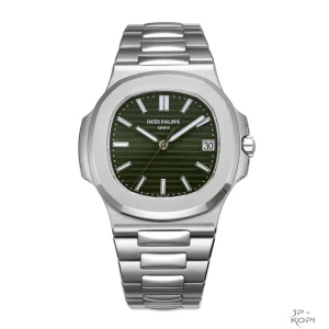 パテック・フィリップ ノーチラス 5711/1A-014|SW製純正代用グリーン文字盤 ステンレス 40mm【BBF工場製】