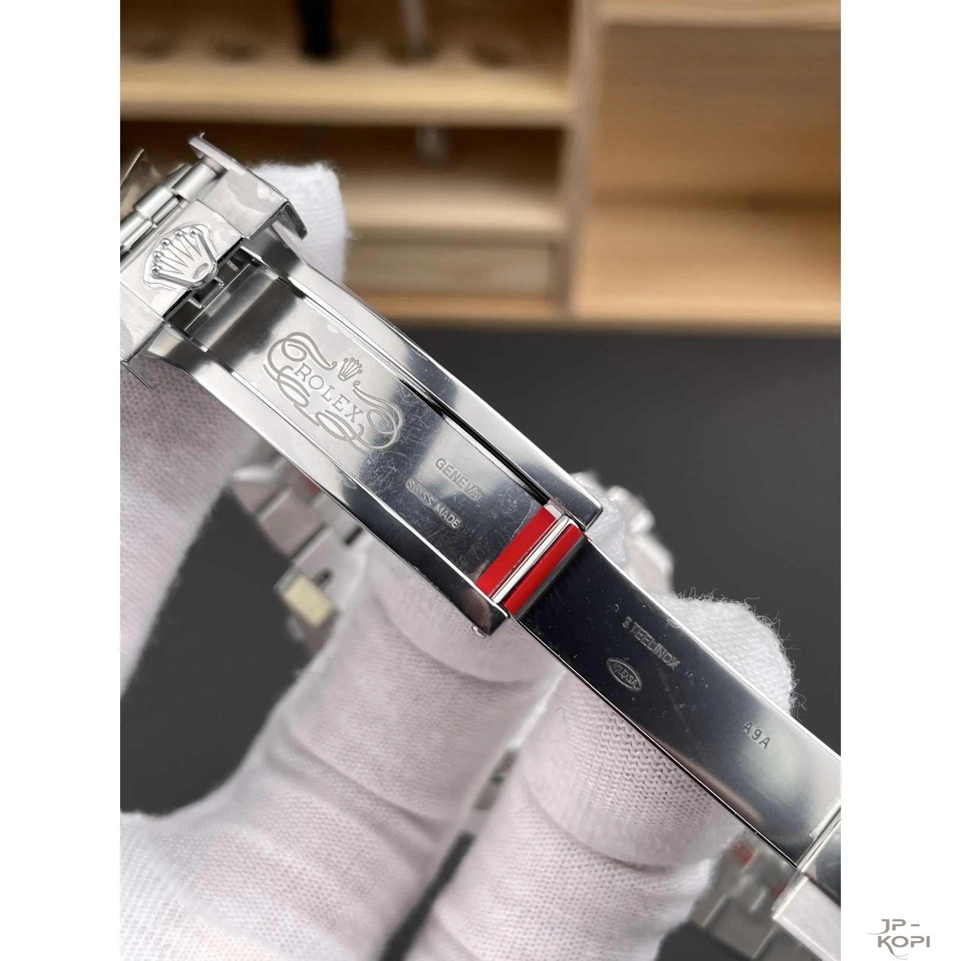 ロレックス GMTマスター II 126710GRNR|ブラック×グレー ジュビリーブレス 丹東Cal.3285【VS工場製 高品質コピー腕時計】 - 画像 (8)