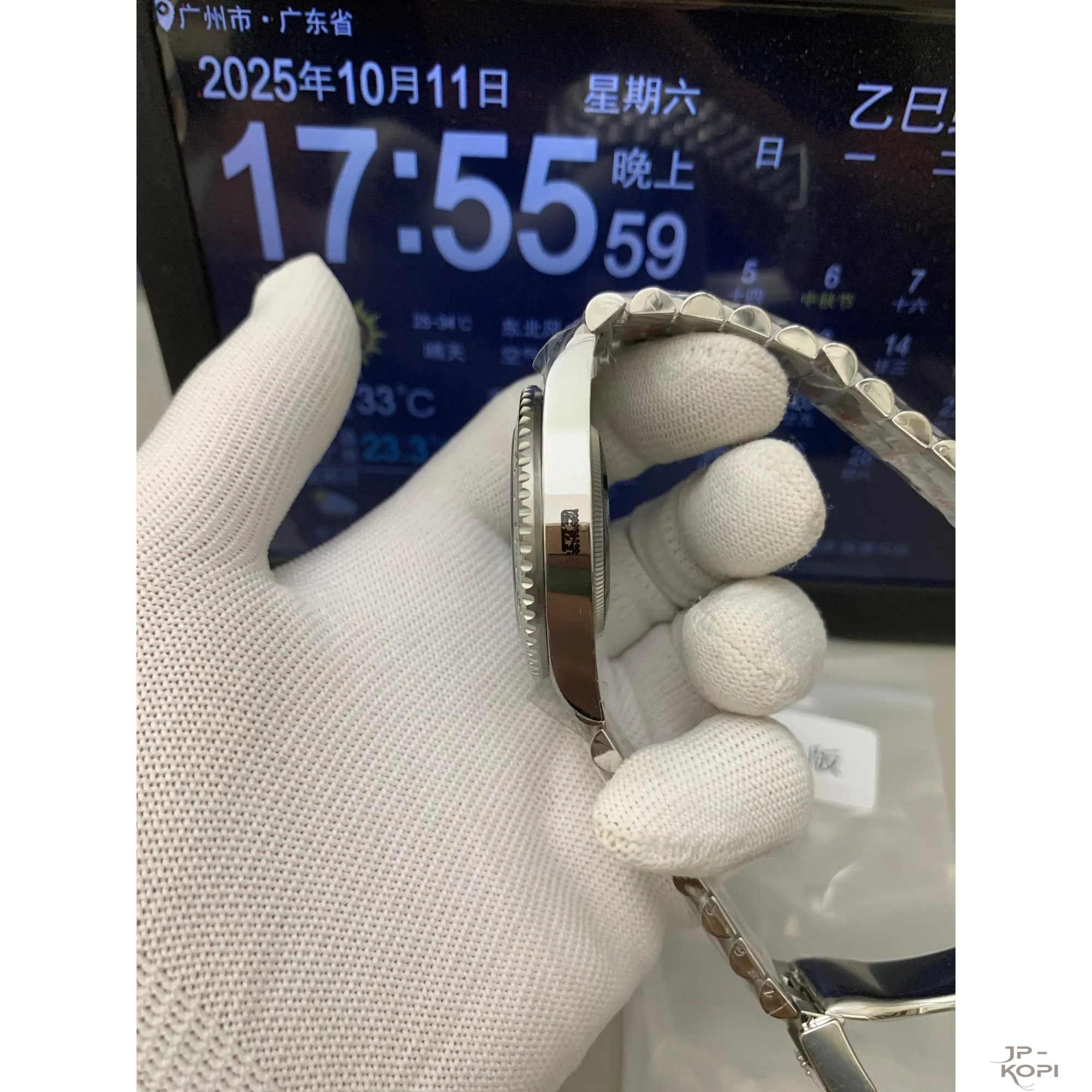 ロレックス GMTマスターII 126720VTNR-0002|レフティGMT ブラック×グリーン 丹東Cal.3285【VS工場製】 - 画像 (8)