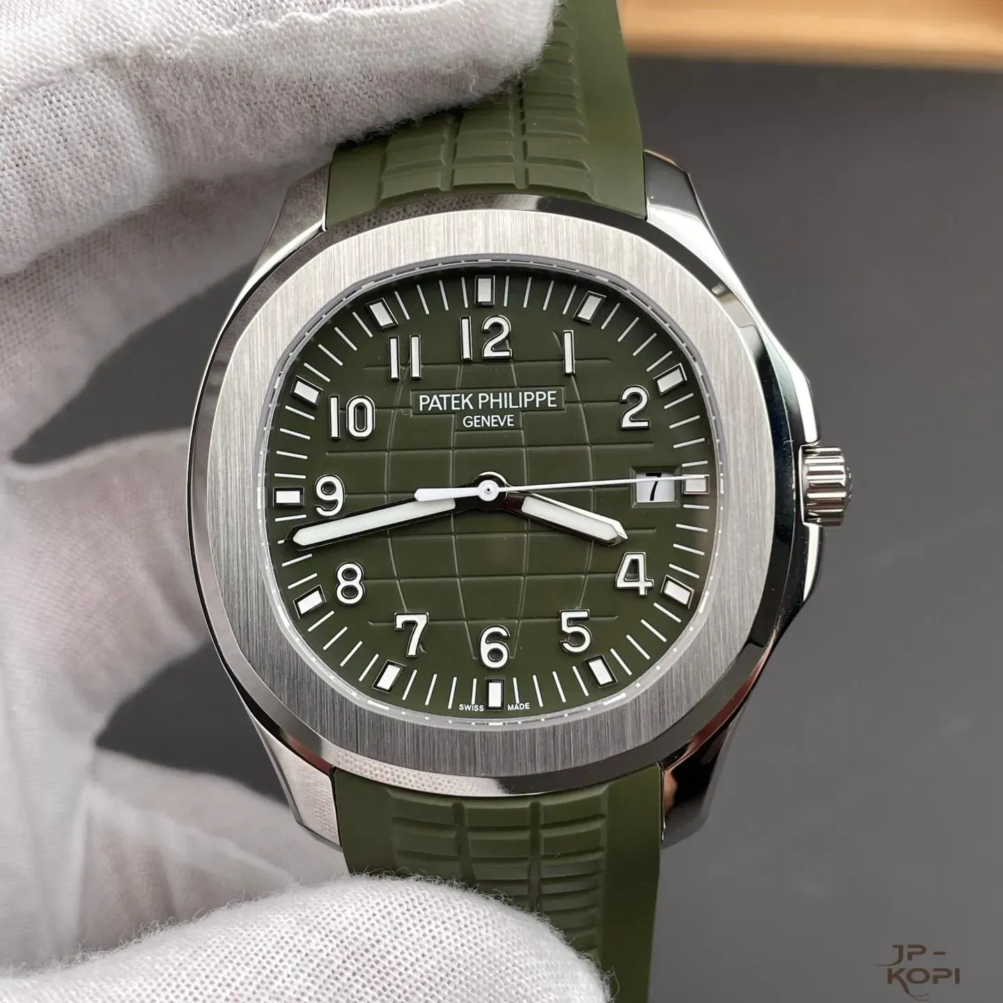 パテック・フィリップ アクアノート 5168G-010|カーキグリーン 42mm ラバーストラップ【BBF工場製】 - 画像 (4)