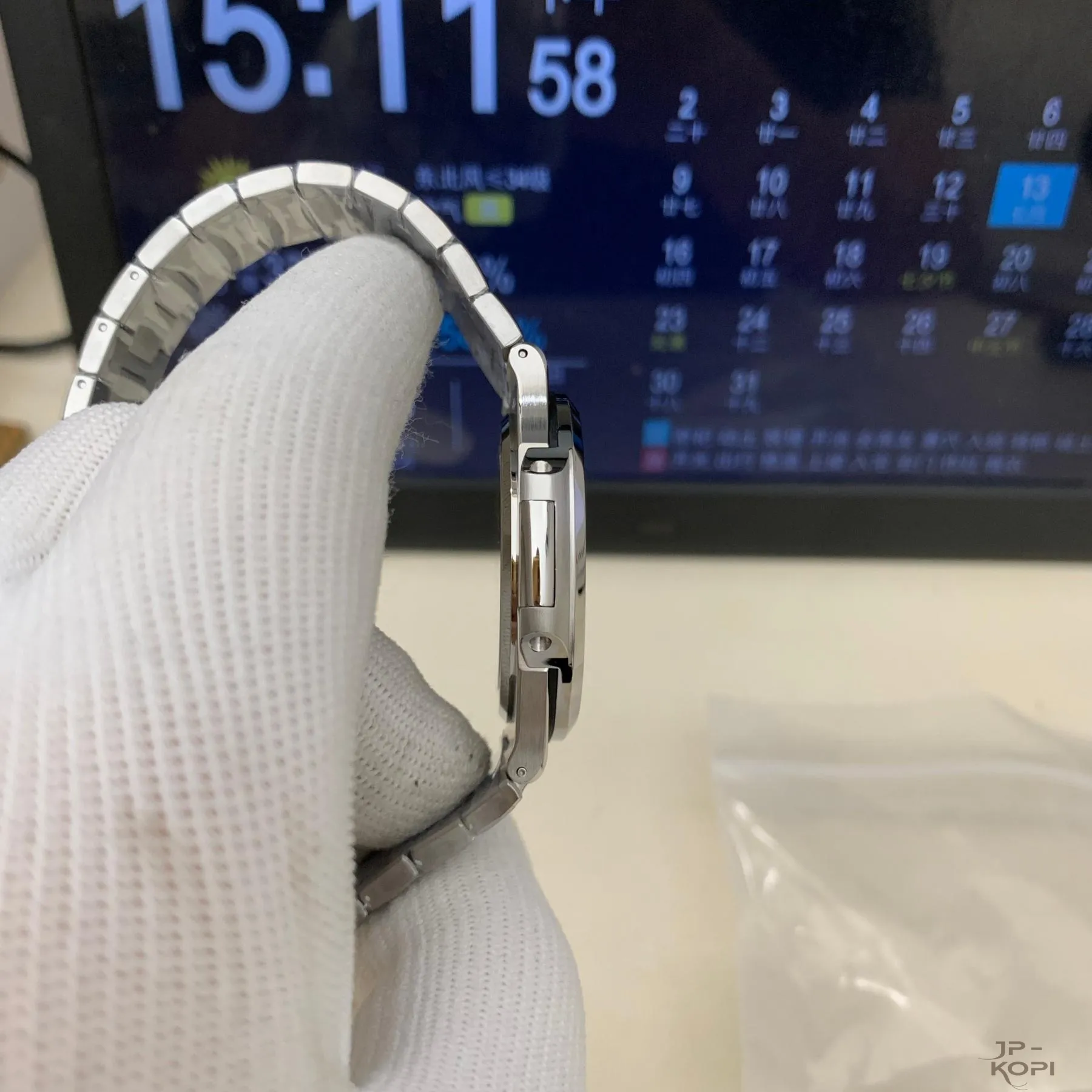 パテック・フィリップ ノーチラス 5711/1A-014|SW製純正代用グリーン文字盤 ステンレス 40mm【BBF工場製】 - 画像 (6)