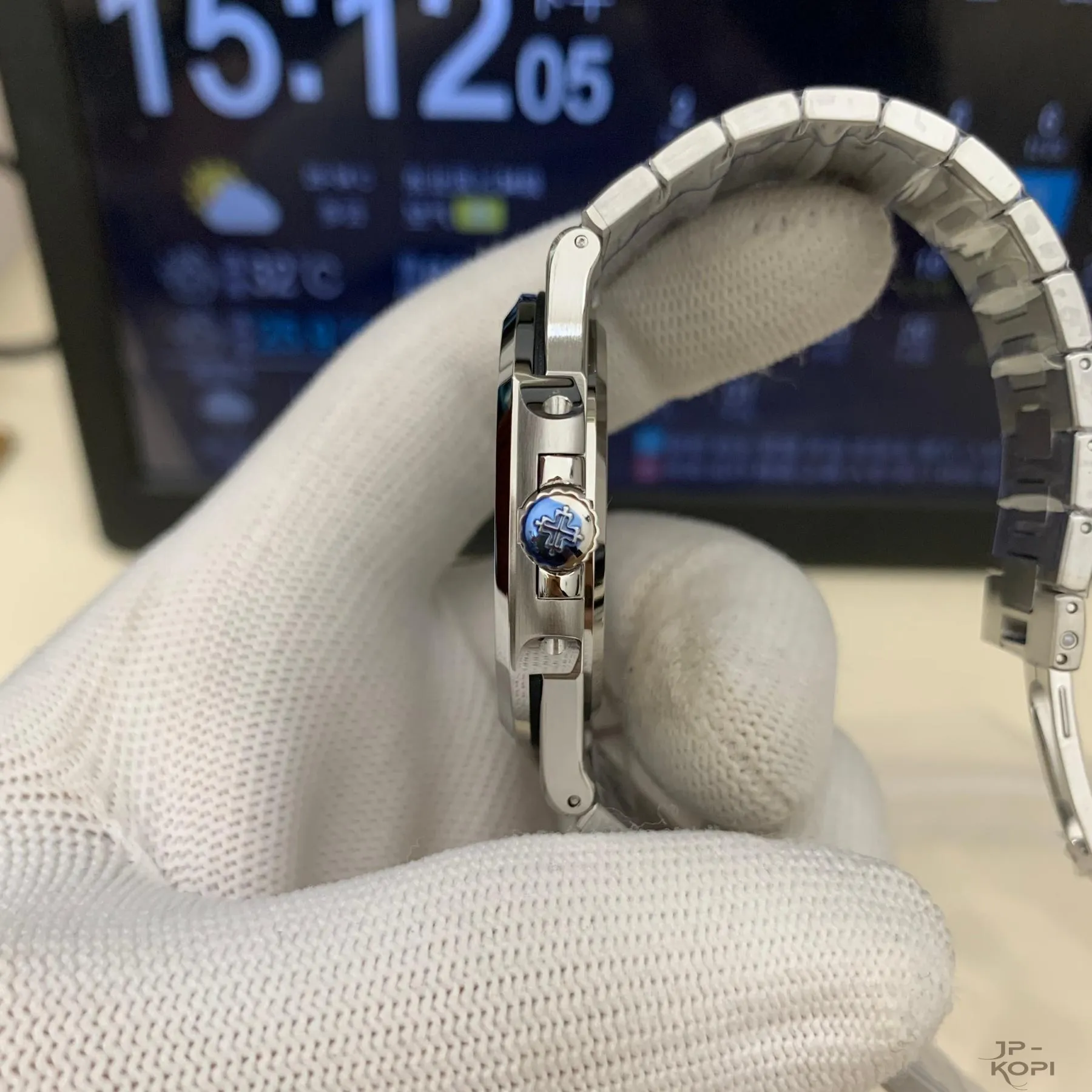 パテック・フィリップ ノーチラス 5711/1A-014|SW製純正代用グリーン文字盤 ステンレス 40mm【BBF工場製】 - 画像 (7)