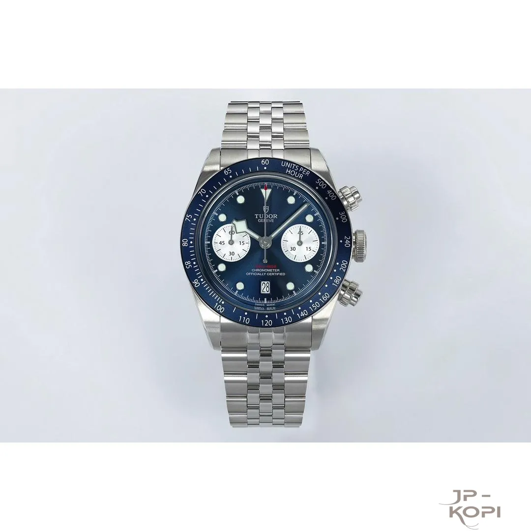 チューダー ヘリテージ クロノ m79360b-0002|ブルー&シルバー 41mm 【ZF工場製 高品質コピー腕時計】