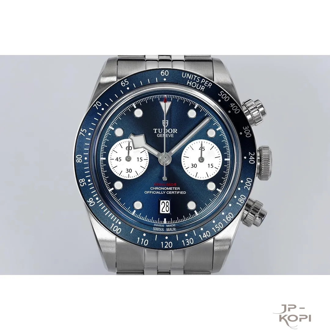 チューダー ヘリテージ クロノ m79360b-0002|ブルー&シルバー 41mm 【ZF工場製 高品質コピー腕時計】 - 画像 (2)