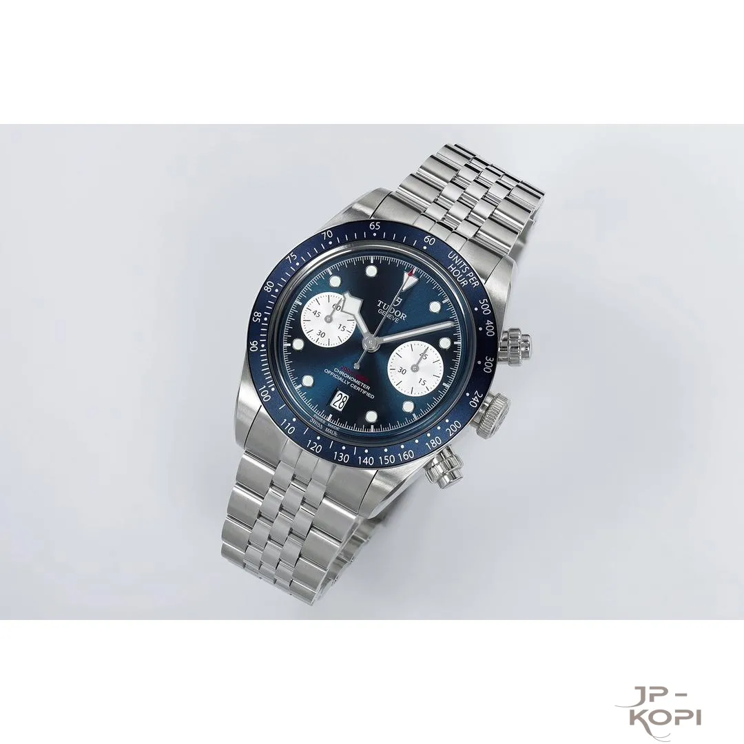 チューダー ヘリテージ クロノ m79360b-0002|ブルー&シルバー 41mm 【ZF工場製 高品質コピー腕時計】 - 画像 (3)