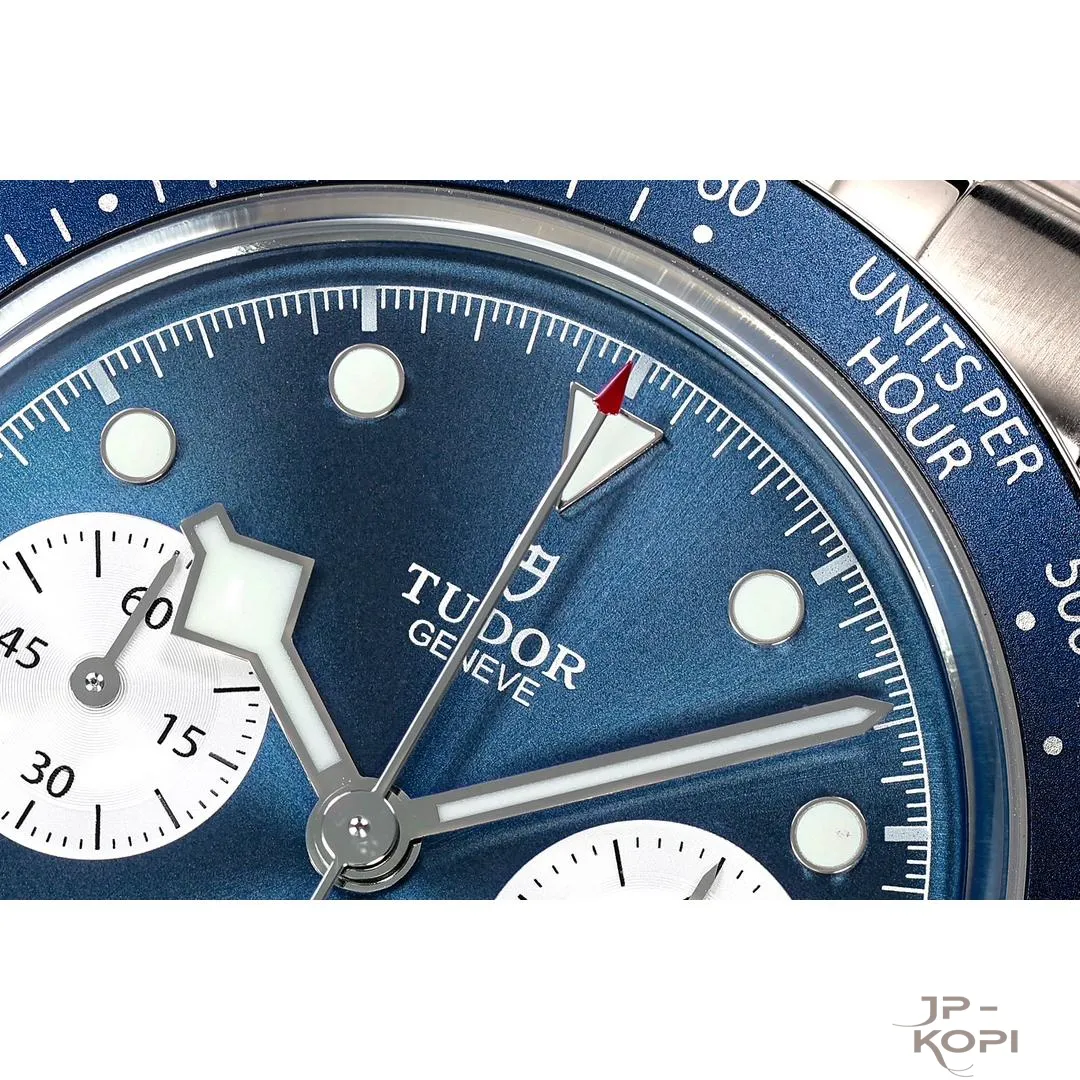 チューダー ヘリテージ クロノ m79360b-0002|ブルー&シルバー 41mm 【ZF工場製 高品質コピー腕時計】 - 画像 (4)