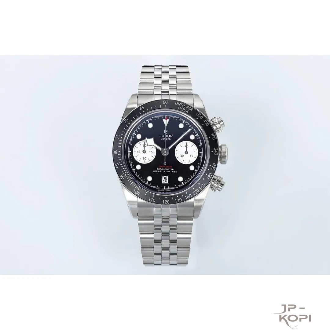 チューダー ヘリテージ クロノ m79360n-0013|ブラック&シルバー 41mm 【ZF工場製 高品質コピー腕時計】