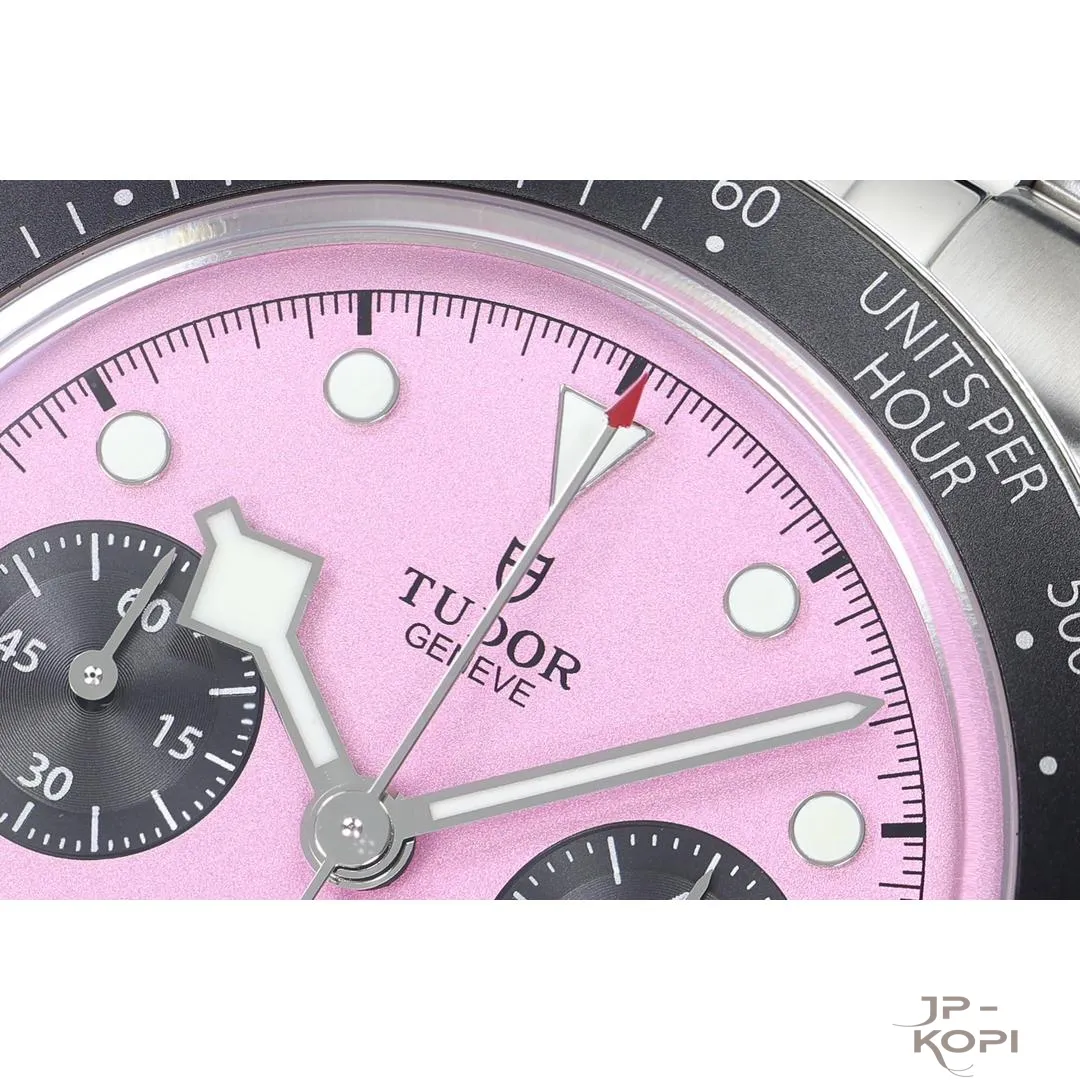 チューダー ヘリテージ クロノ m79360n-0019|ピンクダイアル 41mm 【ZF工場製 高品質コピー腕時計】 - 画像 (4)