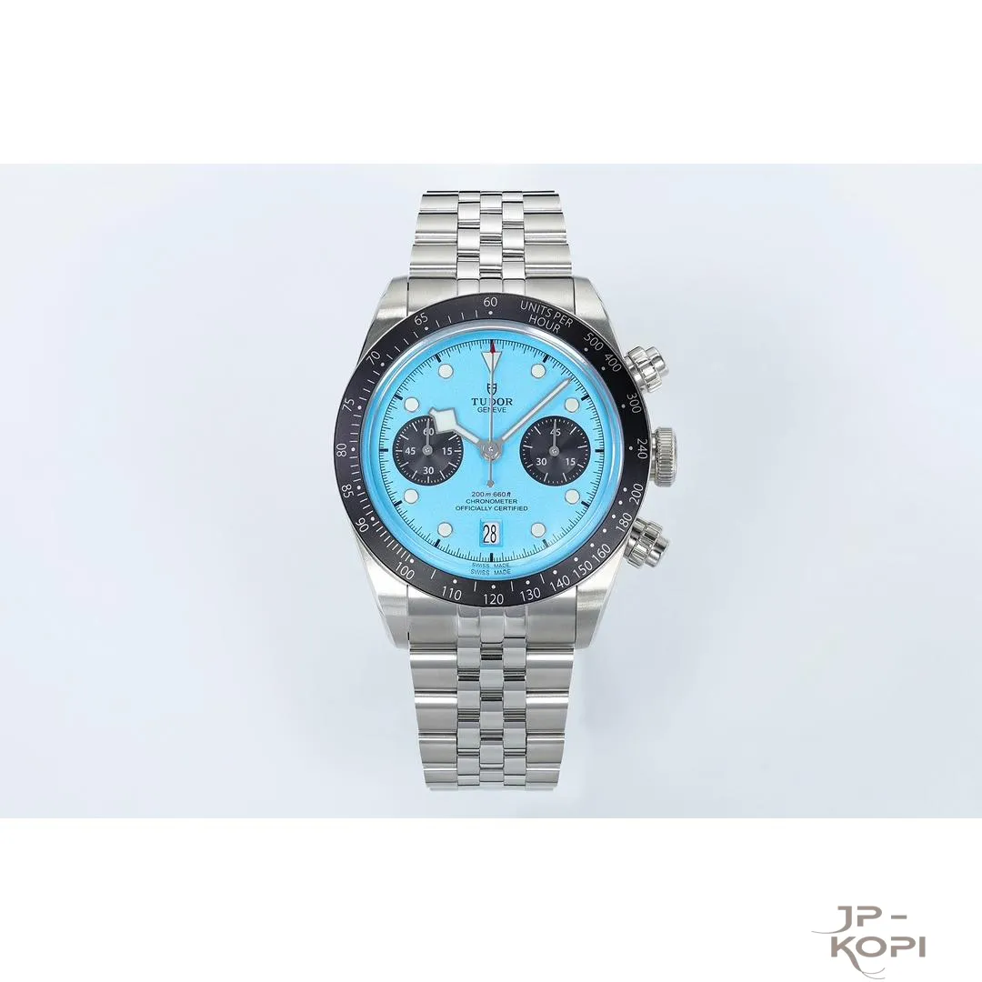 チューダー ヘリテージ クロノ m79360n-0024|ターコイズダイアル 41mm 【ZF工場製 高品質コピー腕時計】