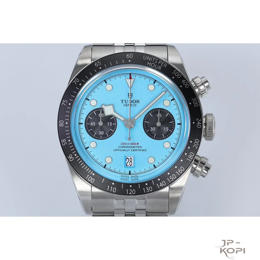 チューダー ヘリテージ クロノ m79360n-0024|ターコイズダイアル 41mm 【ZF工場製 高品質コピー腕時計】 - 画像 (2)