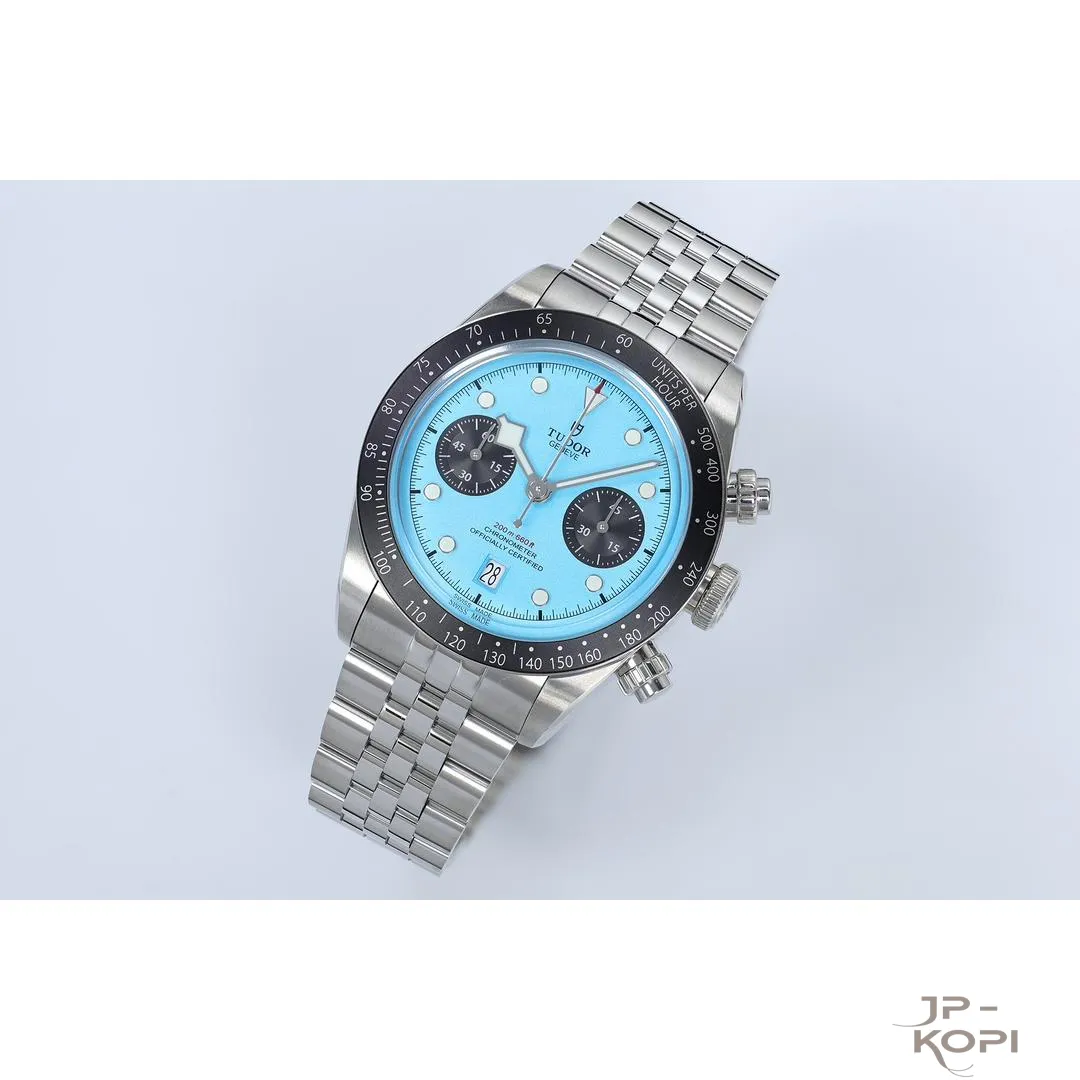 チューダー ヘリテージ クロノ m79360n-0024|ターコイズダイアル 41mm 【ZF工場製 高品質コピー腕時計】 - 画像 (3)