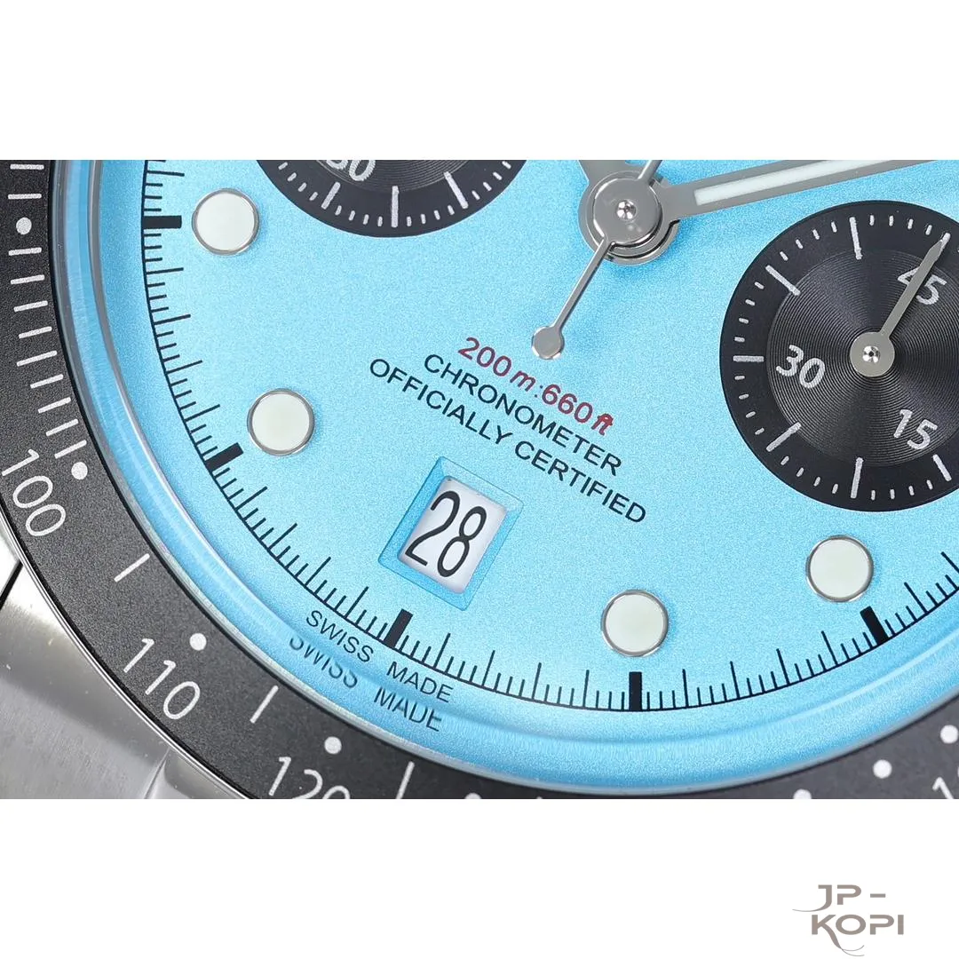 チューダー ヘリテージ クロノ m79360n-0024|ターコイズダイアル 41mm 【ZF工場製 高品質コピー腕時計】 - 画像 (5)