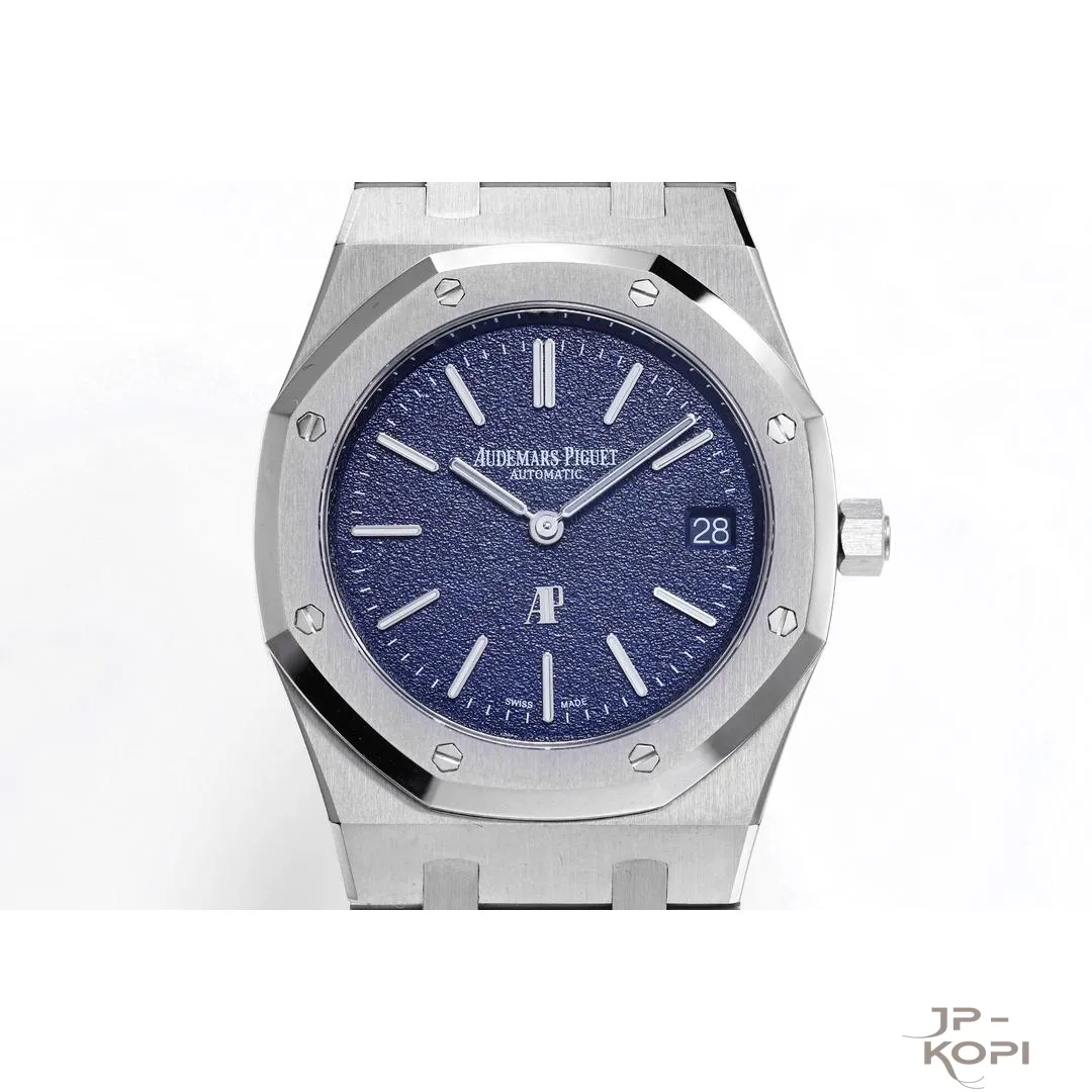 オーデマ・ピゲ ロイヤルオーク “ジャンボ” エクストラシン 16202BC|ブルーグレインダイヤル 39mm【ZF工場製 高品質コピー】 - 画像 (2)