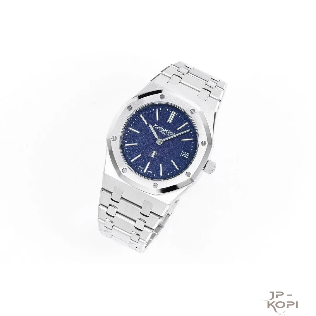 オーデマ・ピゲ ロイヤルオーク “ジャンボ” エクストラシン 16202BC|ブルーグレインダイヤル 39mm【ZF工場製 高品質コピー】 - 画像 (3)