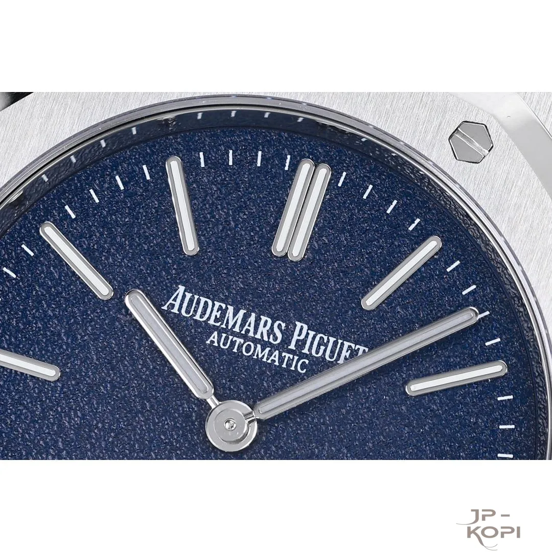 オーデマ・ピゲ ロイヤルオーク “ジャンボ” エクストラシン 16202BC|ブルーグレインダイヤル 39mm【ZF工場製 高品質コピー】 - 画像 (4)