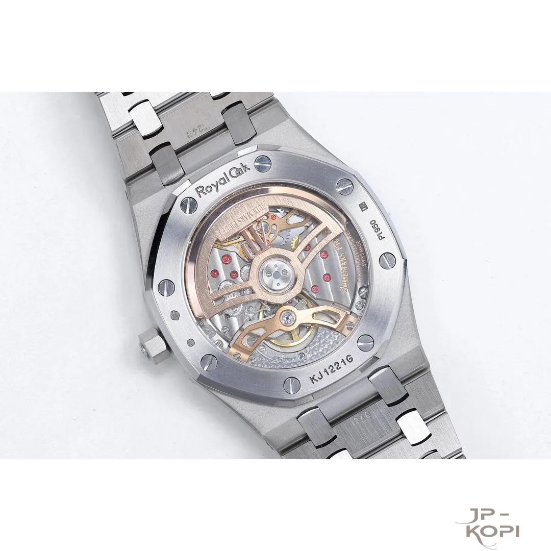 オーデマ・ピゲ ロイヤルオーク “ジャンボ” エクストラシン 16202BC|ブルーグレインダイヤル 39mm【ZF工場製 高品質コピー】 - 画像 (8)