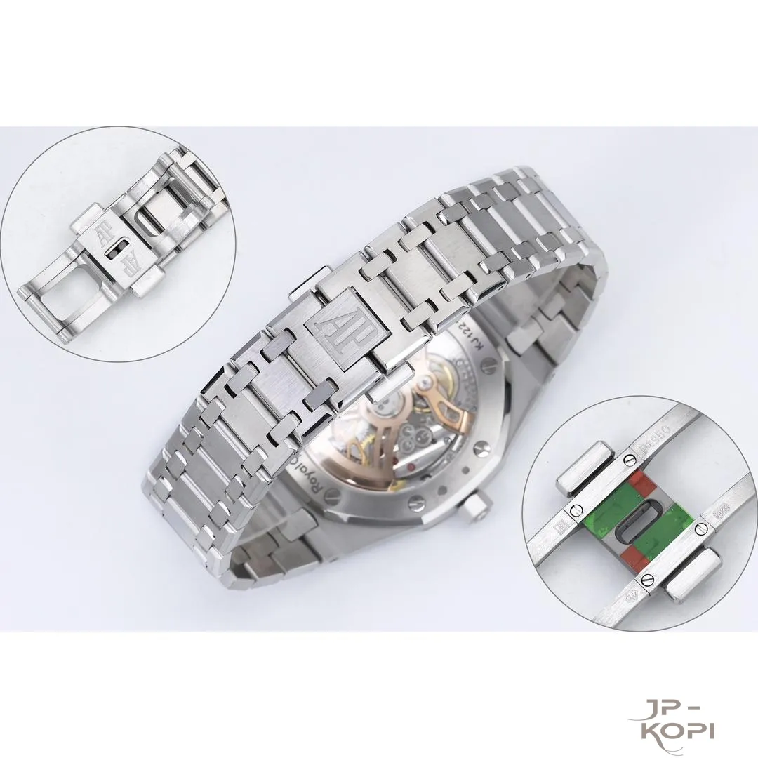 オーデマ・ピゲ ロイヤルオーク “ジャンボ” エクストラシン 16202BC|ブルーグレインダイヤル 39mm【ZF工場製 高品質コピー】 - 画像 (9)