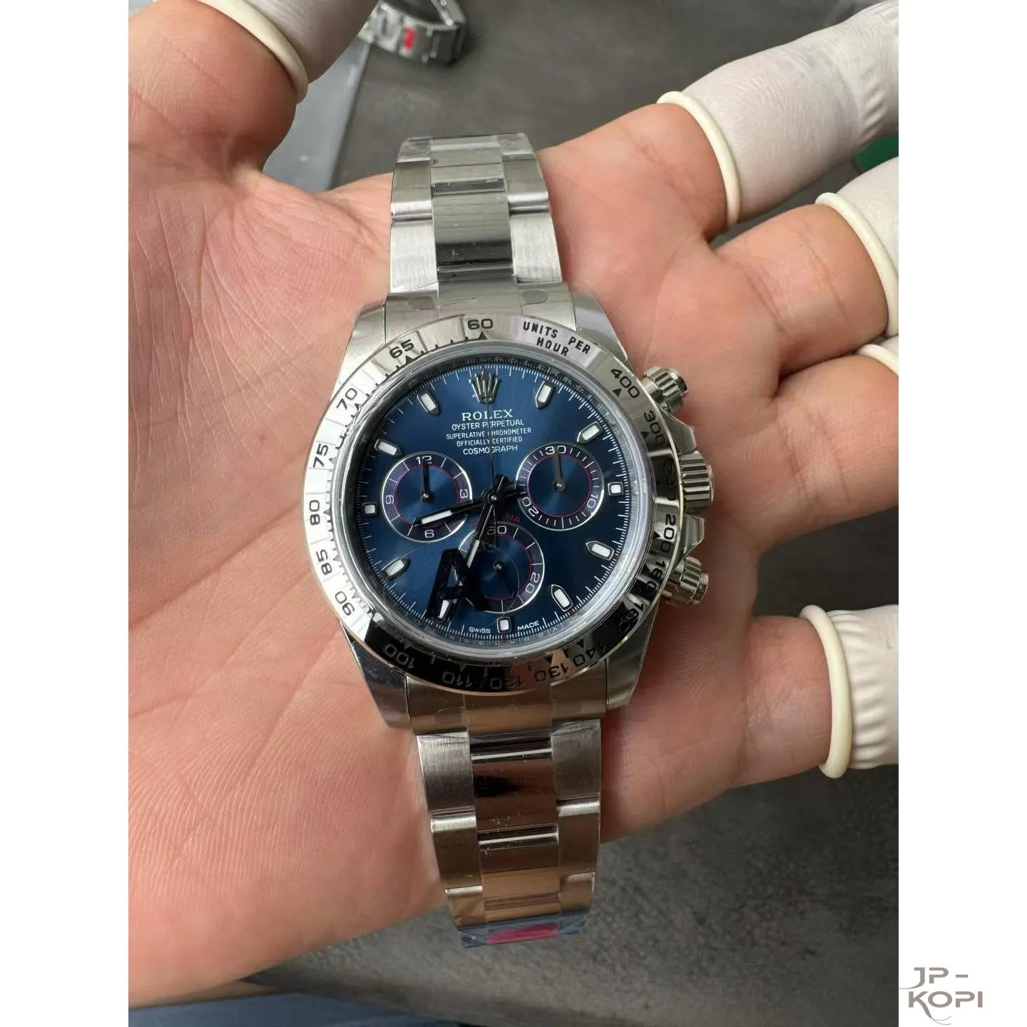 ロレックス デイトナ 116509|ブルーダイアル 40mm 加重版 丹東Cal.4130【VS工場製 高品質コピー腕時計】 - 画像 (4)