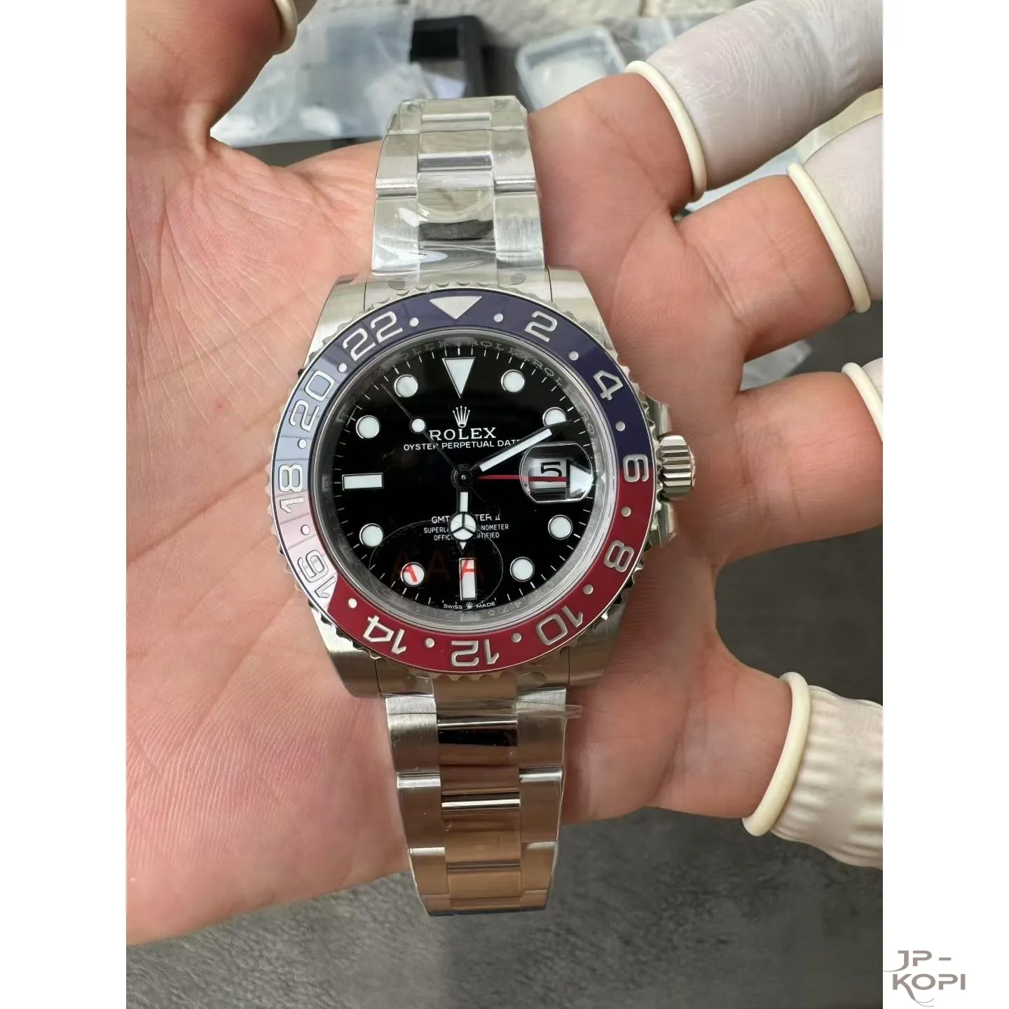 ロレックス GMTマスターII 126710BLRO-0002|ペプシベゼル ブレスレット 丹東Cal.3285【VS工場製】 - 画像 (3)