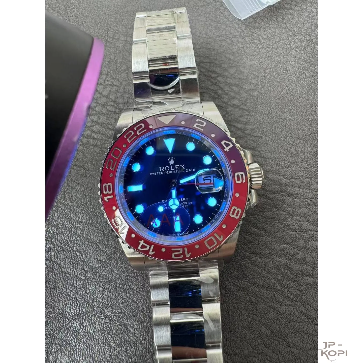 ロレックス GMTマスターII 126710BLRO-0002|ペプシベゼル ブレスレット 丹東Cal.3285【VS工場製】 - 画像 (8)