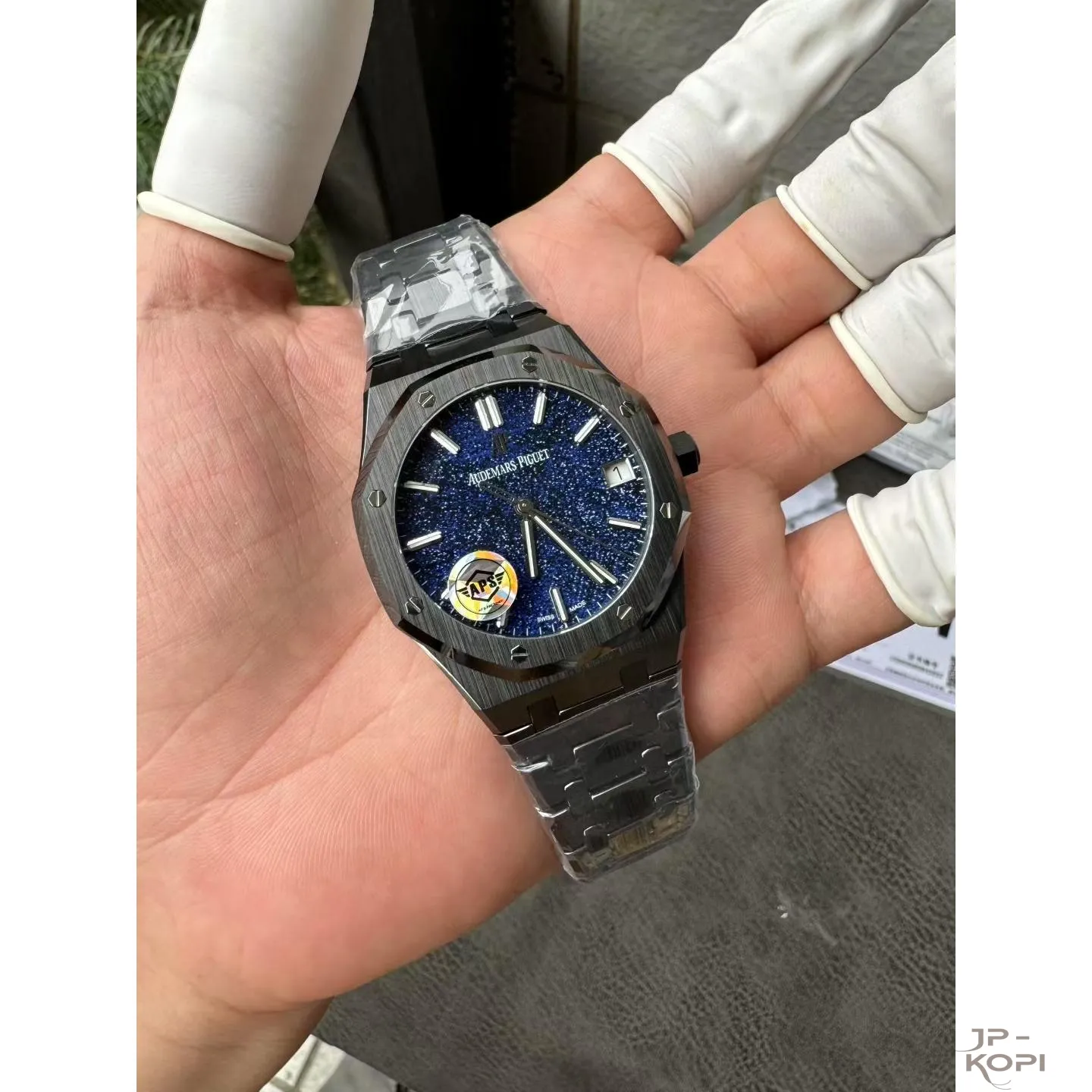 オーデマ・ピゲ ロイヤルオーク 15500|ブルーグレインダイヤル セラミックケース 【APS工場製高品質コピー腕時計】 - 画像 (4)