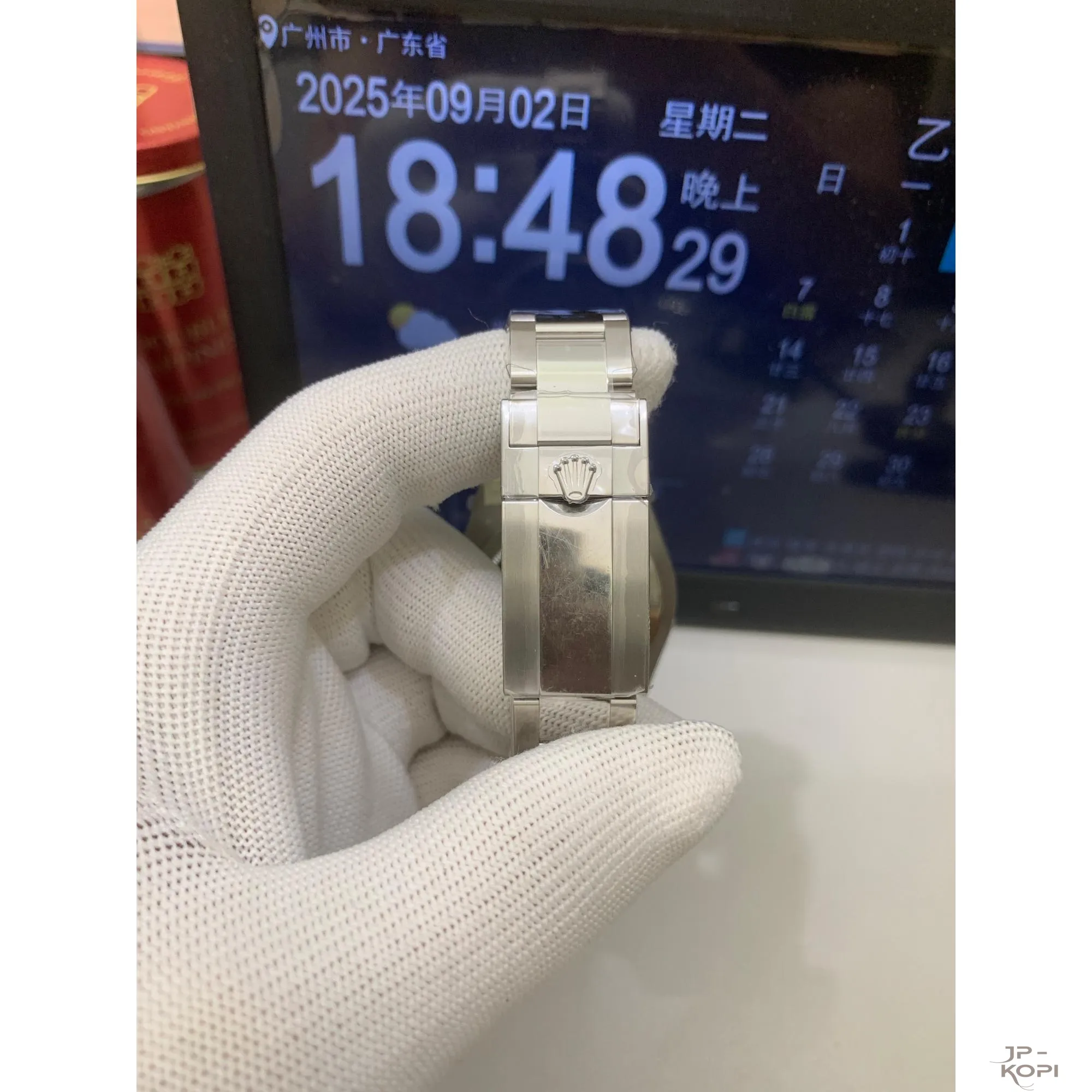 ロレックス GMTマスターII 126729VTNR|レフティGMT グリーンダイアル Cal.3285搭載【VS工場製高品質コピー腕時計】 - 画像 (11)