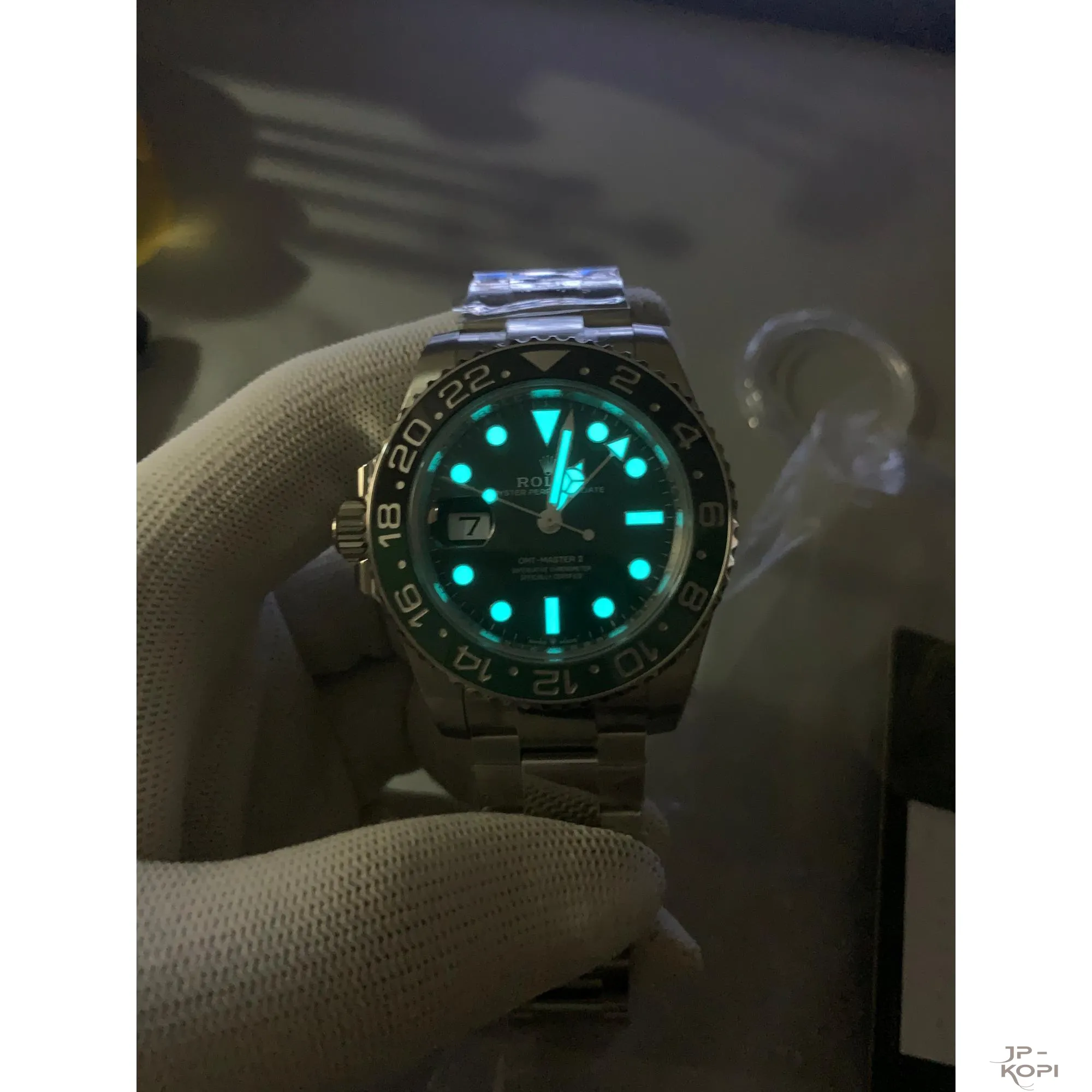 ロレックス GMTマスターII 126729VTNR|レフティGMT グリーンダイアル Cal.3285搭載【VS工場製高品質コピー腕時計】 - 画像 (18)