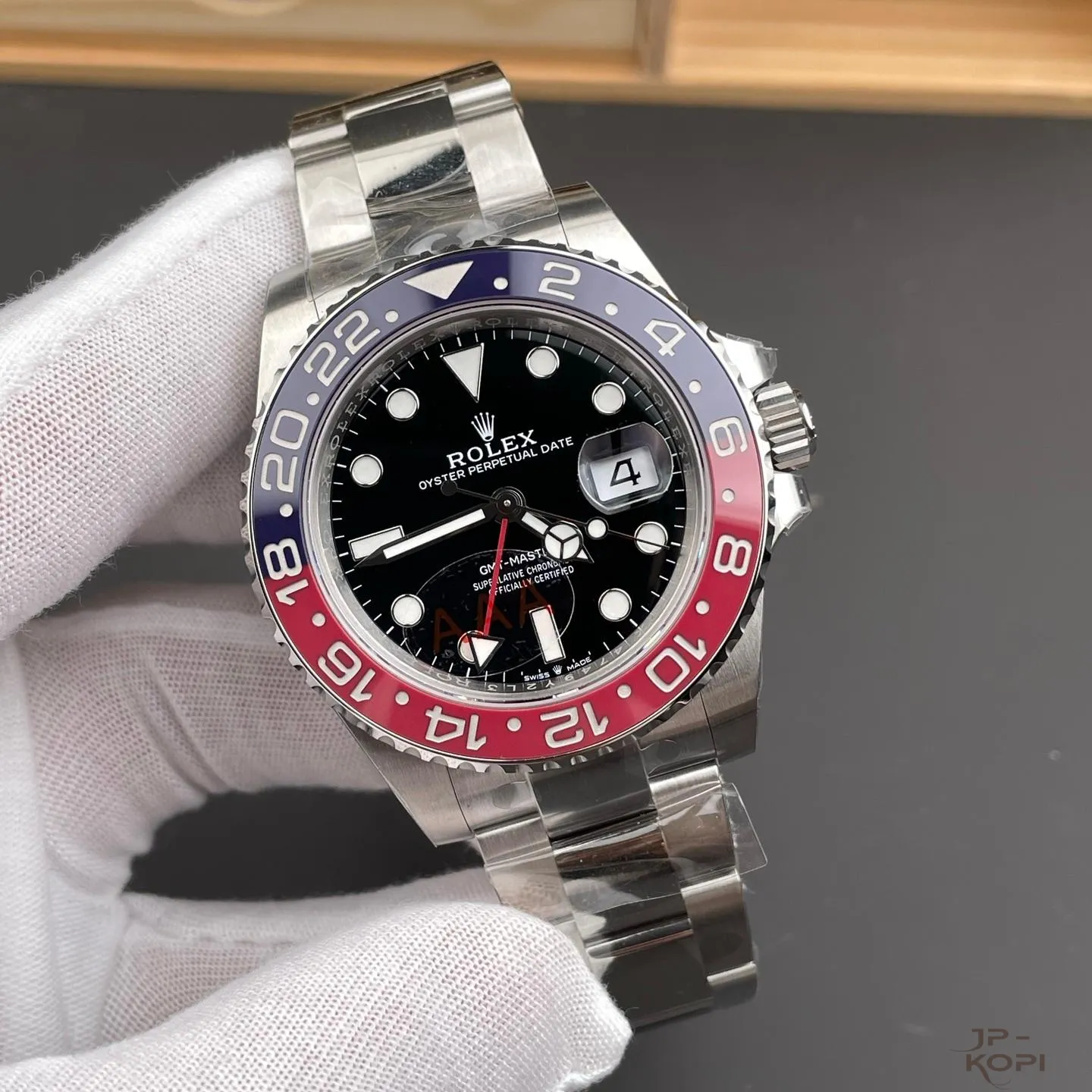 ロレックス GMTマスターII 126710BLRO-0002|ペプシベゼル ブレスレット 丹東Cal.3285【VS工場製】 - 画像 (3)
