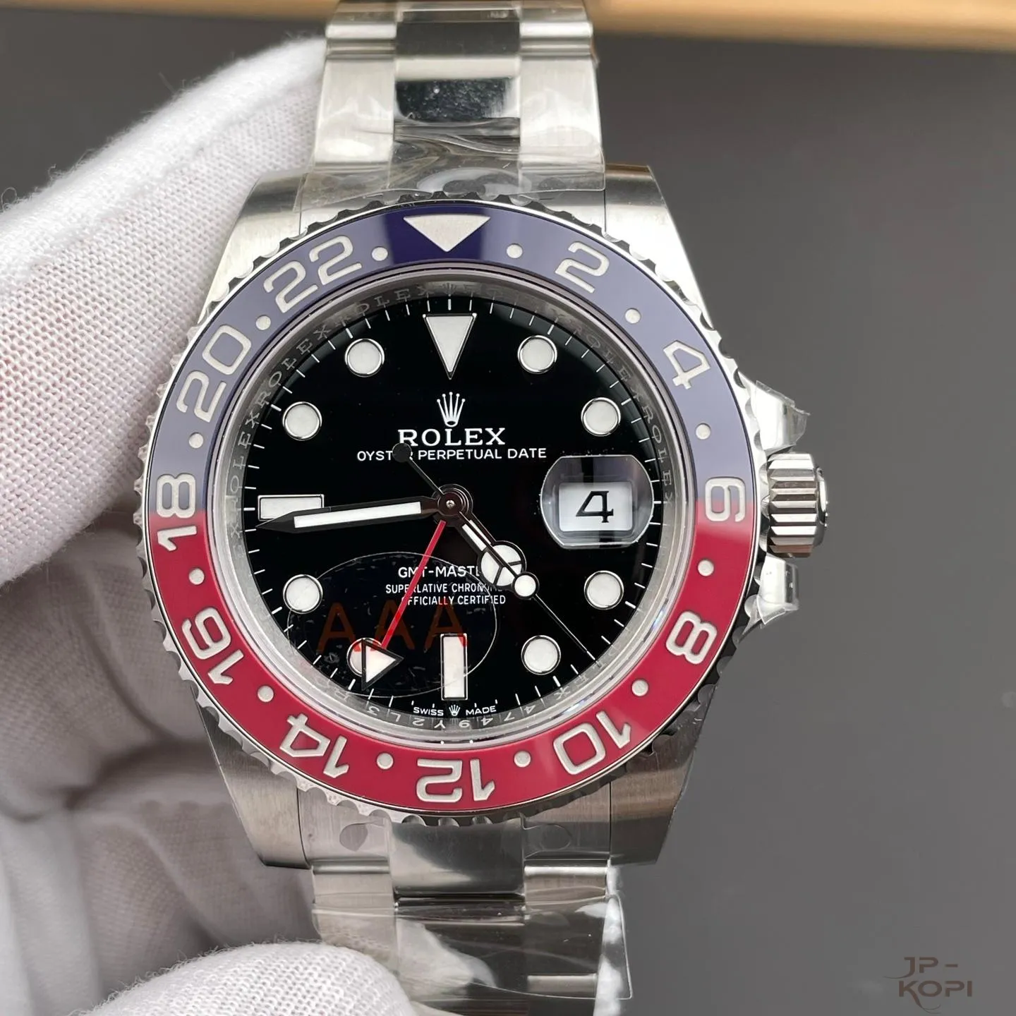 ロレックス GMTマスターII 126710BLRO-0002|ペプシベゼル ブレスレット 丹東Cal.3285【VS工場製】 - 画像 (4)